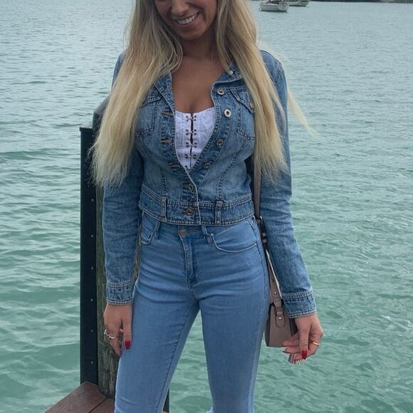 Express Jeans Vintage Jean Jacket - Picture 14 of 14